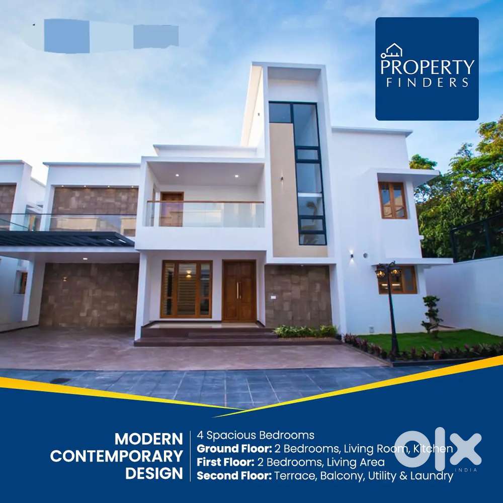 Gated LUXURY Villa - Edapally-4 BHK-2600 sqft -5.35 Cents -2 Cr