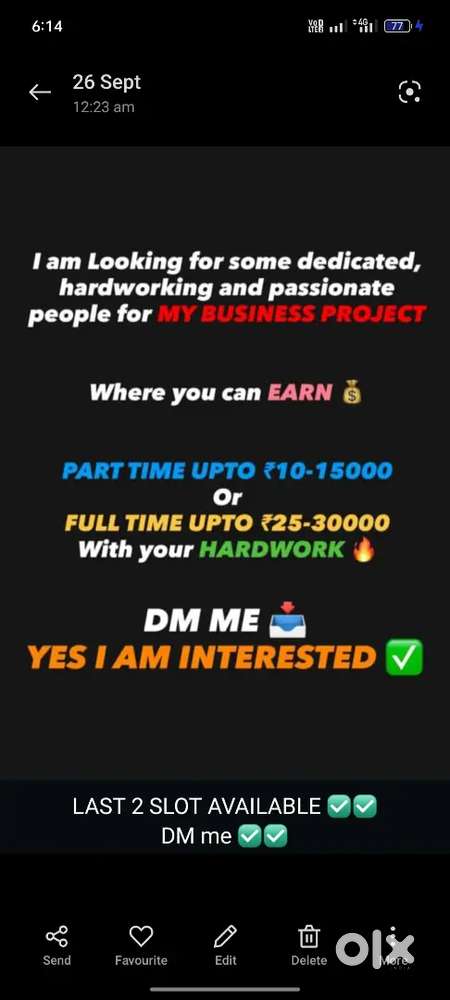 Work from home opportunity