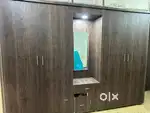 All new 2 Wardrobe ,1 dressing table, With sixer wheel.