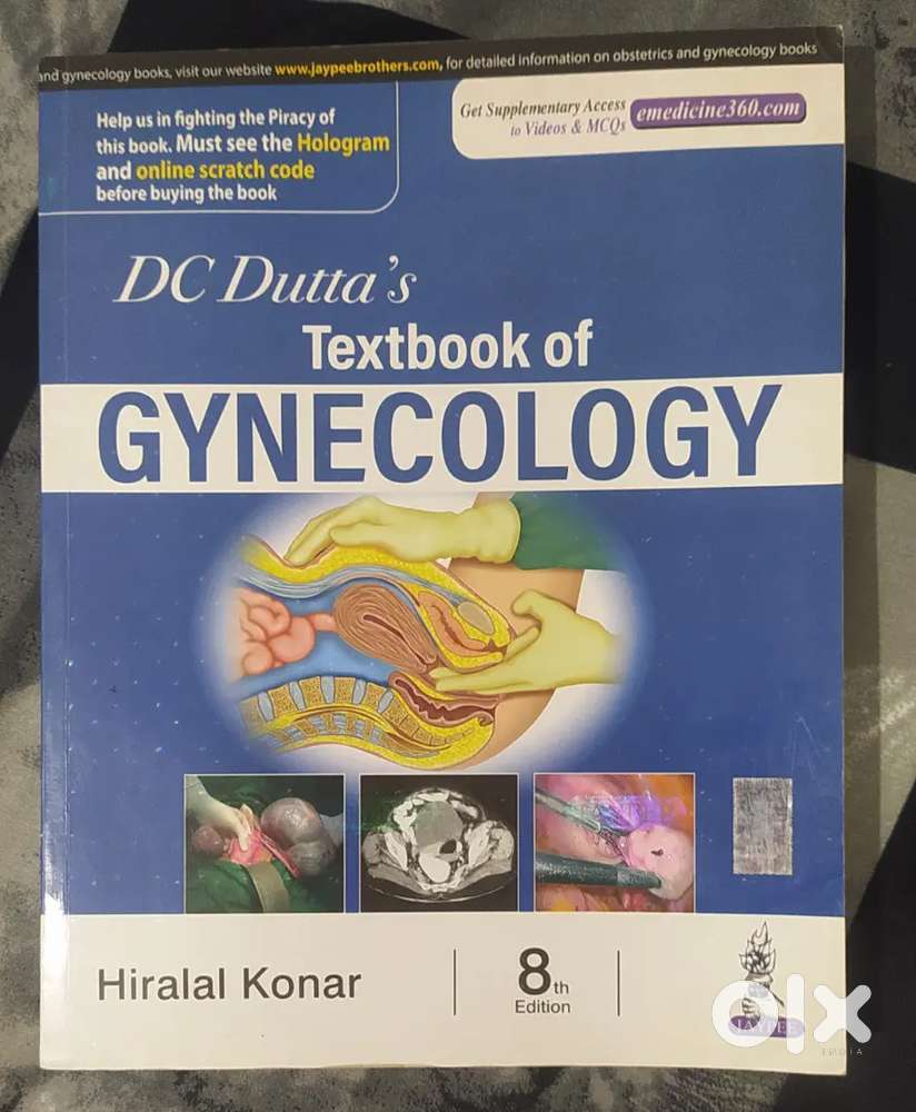 DC Dutta's textbook of GYNECOLOGY