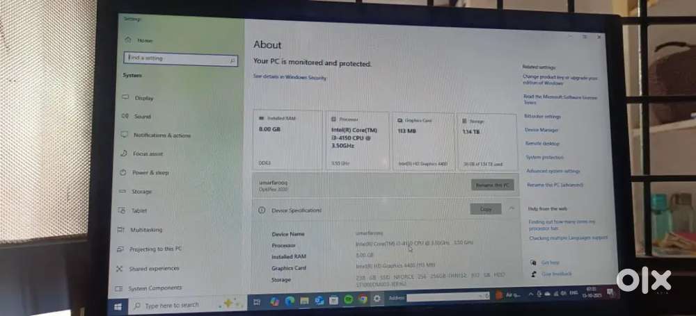 Dell pc for sale