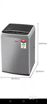 Lg fully automatic washing machine 6.5kg top load
