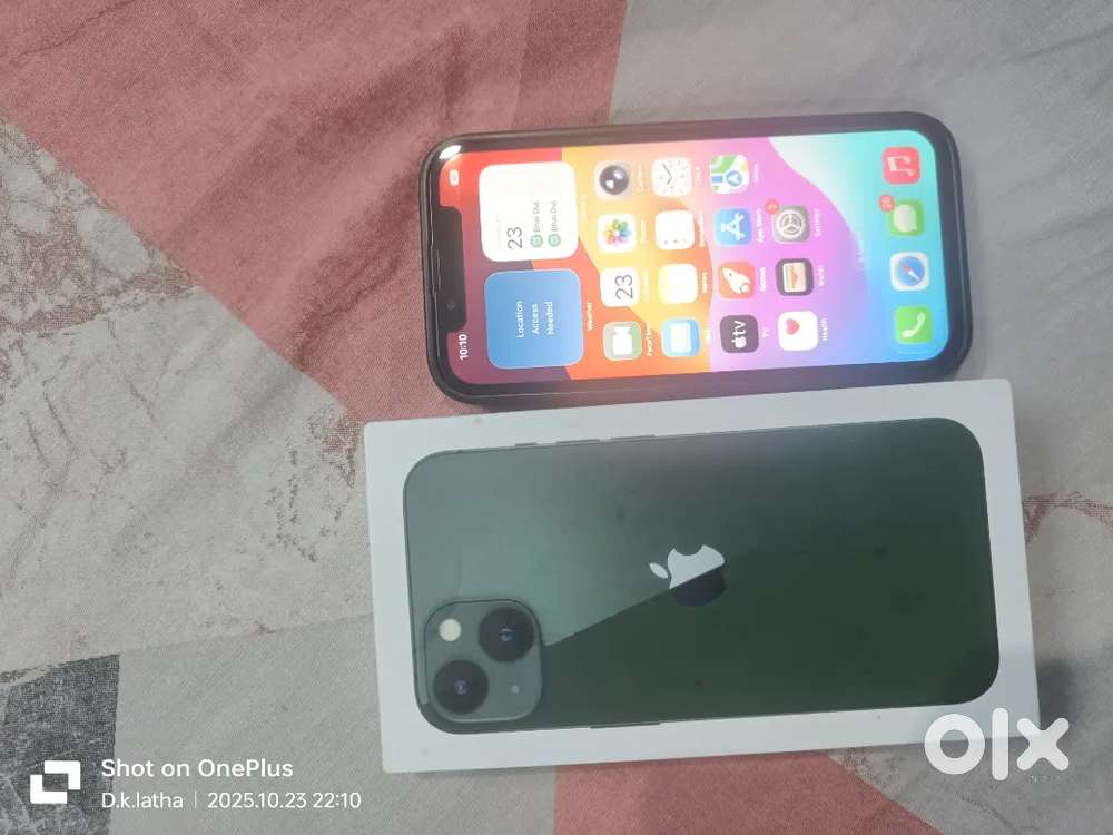 13 128gb good condition  adopter cable earphones available