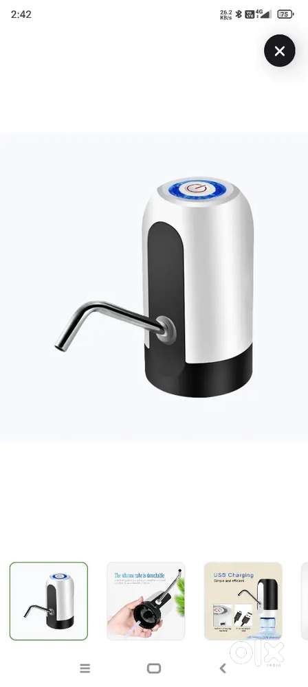 Automatic wireless water dispenser pump with 20 ltr bottle