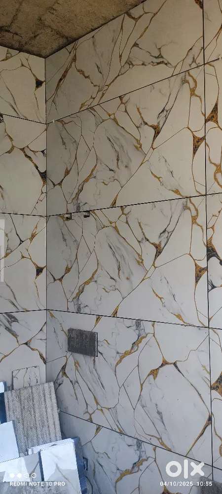 Tiles granite marble work done interior or exterior