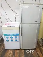 Samsung double door refrigerator and croma washing machine available**