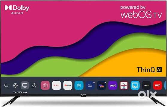 43” webos lg frameless orignal panel sleek look dolby sound book now