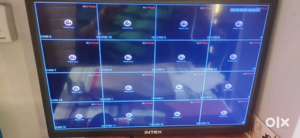 Cctv camera with all computers material