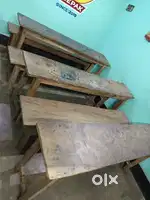 Desk and benches