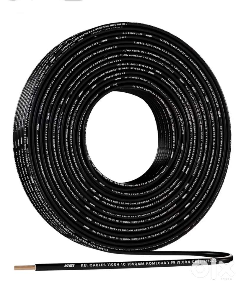 KEI 10Sqmm copper cable ×100m