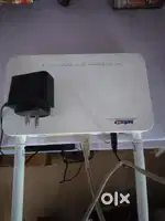 Radio, hathway setup box and router, lights