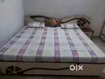 King Size bed with side table and dressing table