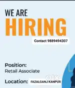 Need 2 female staff for preownd car showroom