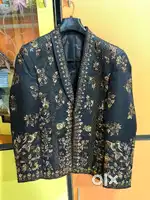 Short jacket with heavy dardoji plus resham hand work done