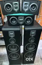 High end jbl 5.1 package es80 tower & 12 active sub woofer