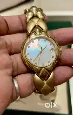 RAMA SWISS WATCH WITH BOX N PAPER LADY'S QUARTZ