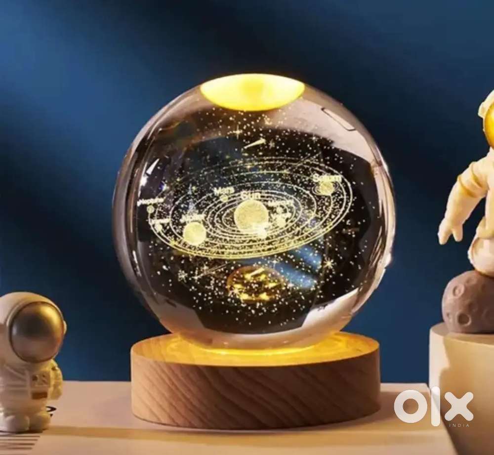 3D galaxy crystal ball Night Lamp