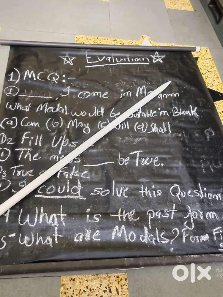 Blackboard and pointer