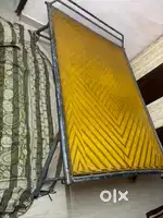 Iron cot and wire