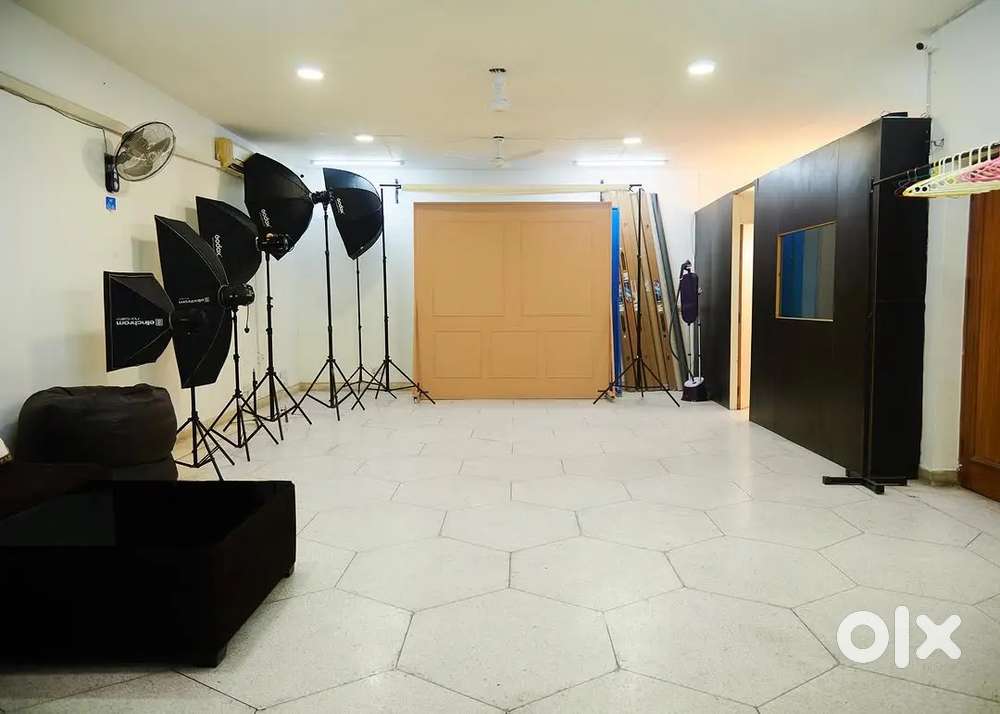 Garden view office space with ideal working environment