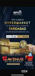 Buy shop in faridabad biggest mall