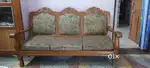 Comfy Wooden 5 seater Sofa Set