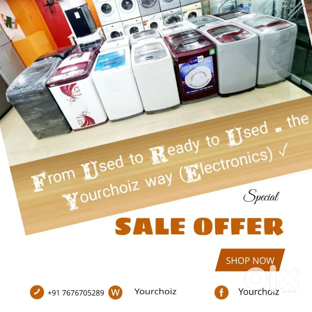 Like-New Washing Machines & Refrigerators - Huge Discounts!
