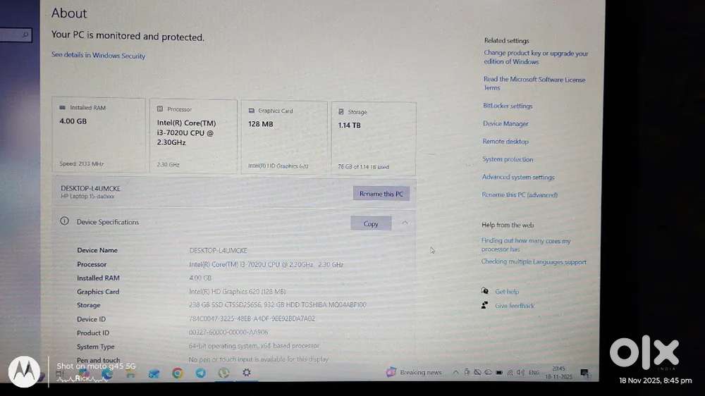 HP Laptop – Fully Working, Great Price!