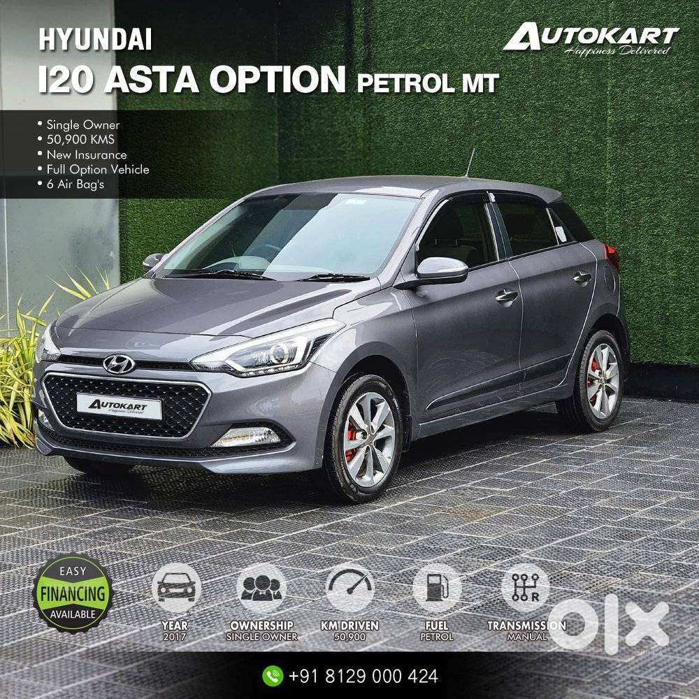 Hyundai i20 2015-2017 Asta Option 1.2, 2017, Petrol