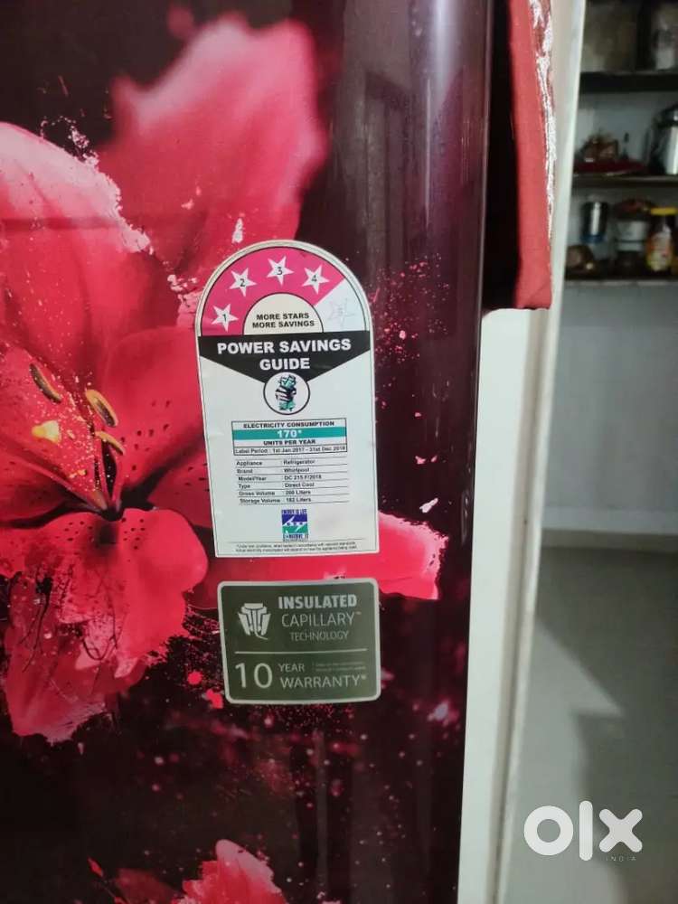 Whirlpool Single door fridge