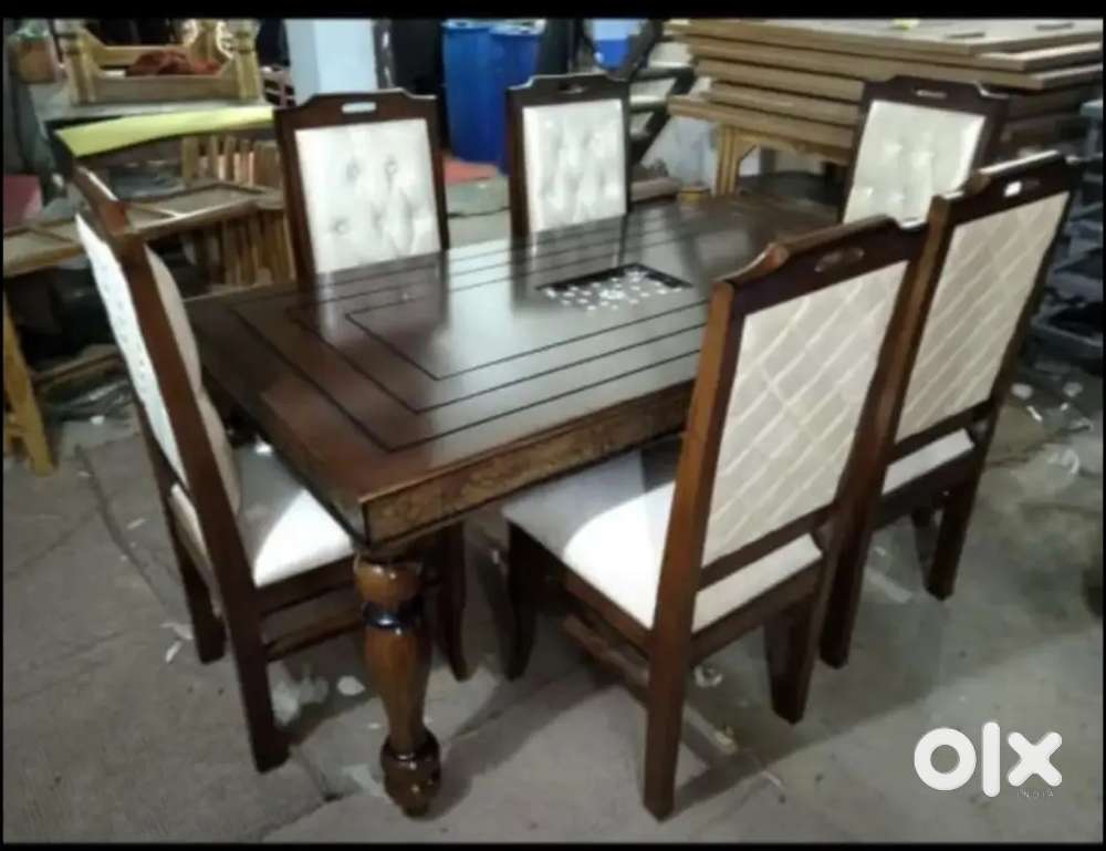 6 CHAIRS DINING TABLE AVAILABLE IN STARF FURNITURE
