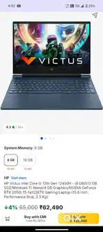 Hp victus gamming pc with warrenty