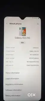 Sumsung a23 5g 6/ 128 network issue