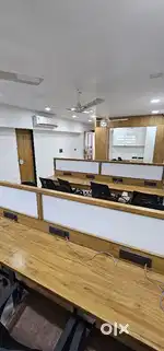 Office on rent fully furnished 1 cabin 21 seats at Anandnager