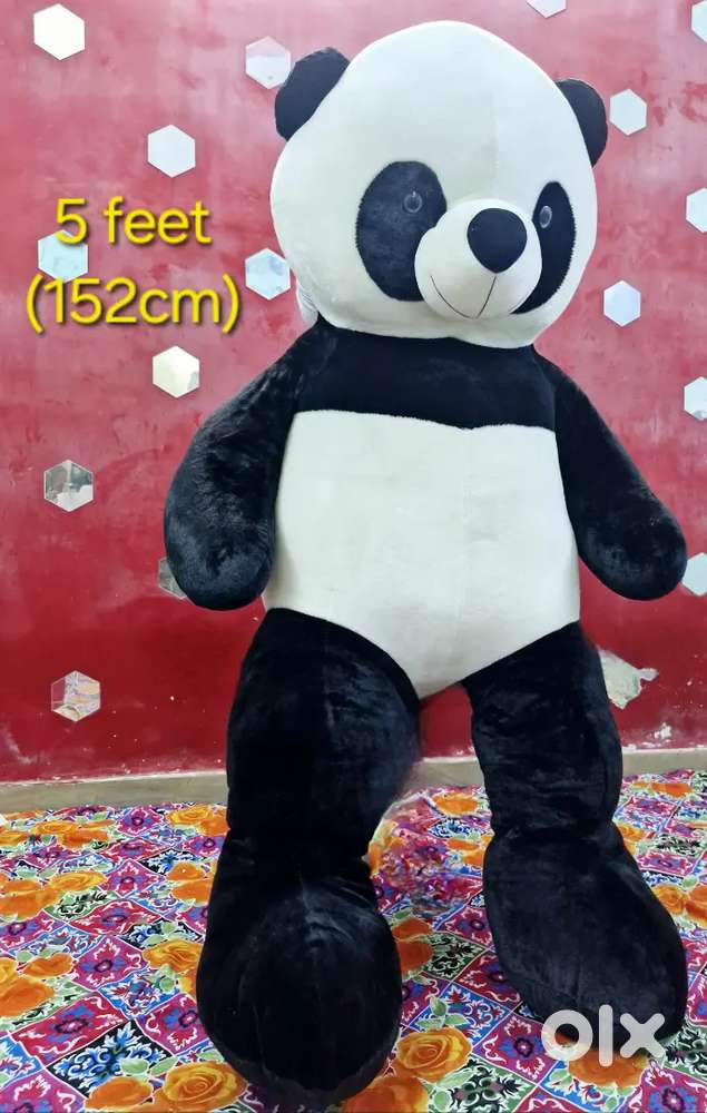 Teddy Bear (Panda) 5feet(152cm) for Room Decor and Play