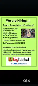 Picking and packing at ( NALLAGANDLA )!!