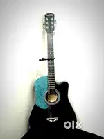 Guitar blue and black