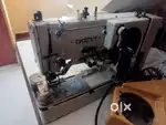 Sewing machine shirt button and button holes stitching machine