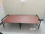 Foldable ply bed with 2 Mattress