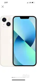 I phone 13 white colour for sale at 26000/-