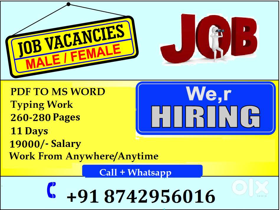 Part/ Full Time & Home based Internet Work & Earn Highest Income