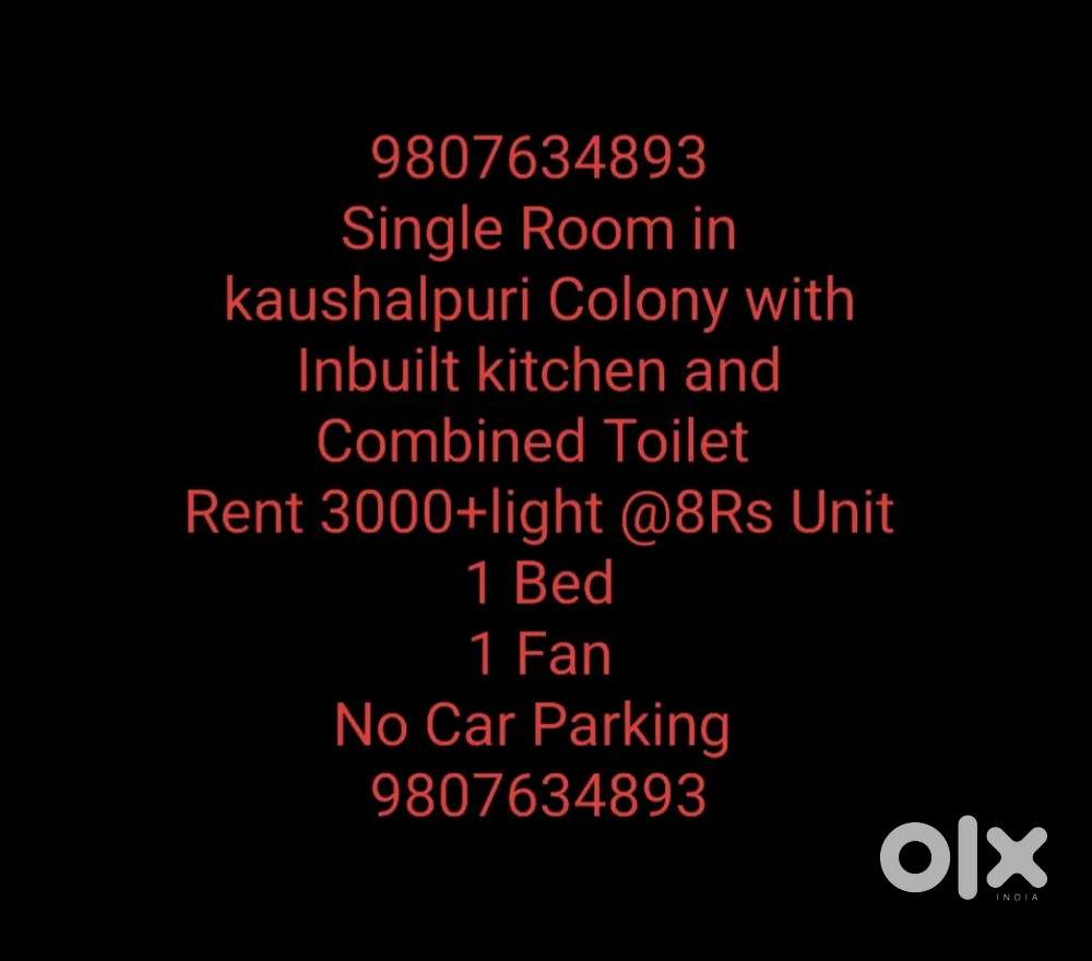 Single Room in kaushalpuri Colony