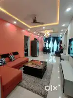 3bhk semi furniture flat sale at garden city samarvani