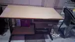 Iron n wooden computer table & 51 pc steel dinner set new