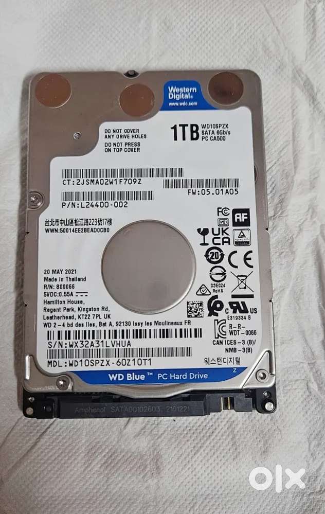 1 TB  laptop hard disc