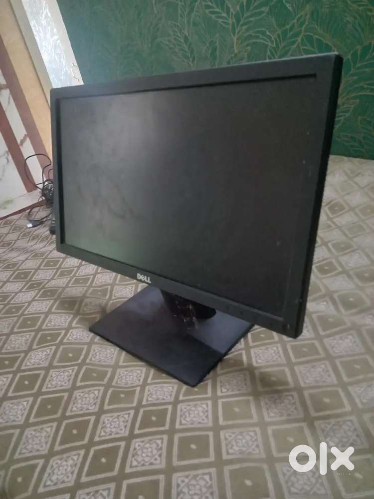 Desktop screen and cpu