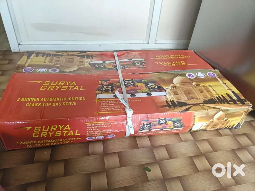 Brand new automatic 3 stove gas burner