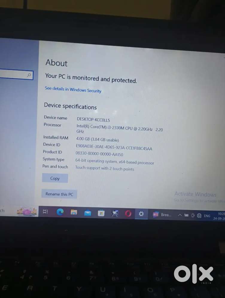 Laptop lenovo ram 4 32 storage