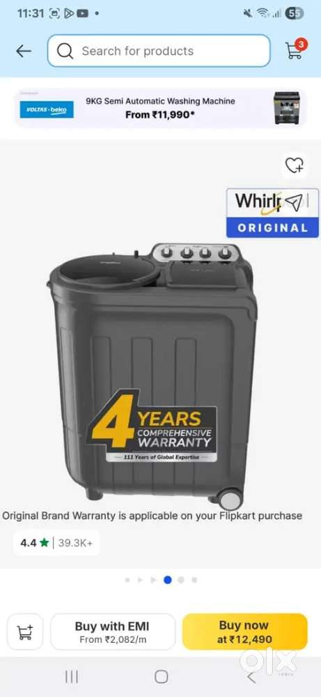 Whirlpool Washing Machine