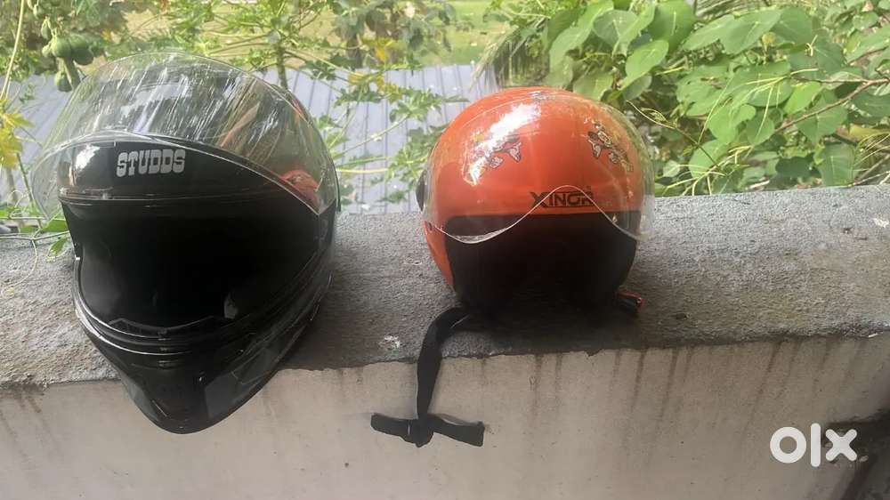 New 2 Helmets for Sale Adult and Kid..1000rs